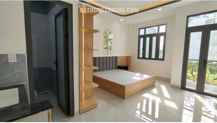 Aeon Tân Phú nhà 4 tầng mới xây, ngang lớn 4.5m không lộ giới, ô tô đổ cửa chỉ 6đ nhỏ